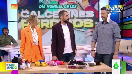 El dardo de Dani Mateo a Iñaki Urrutia tras perder contra Isabel Forner al juego de los calcetines El dardo de Dani Mateo a Iñaki Urrutia tras perder contra Isabel Forner al juego de los calcetines