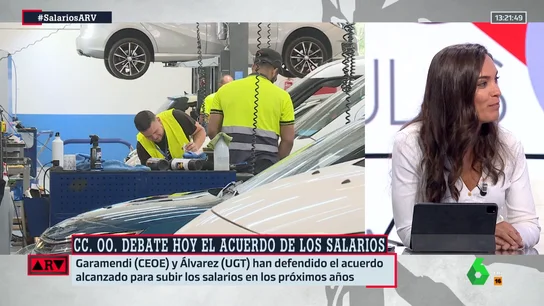 "¿Cuándo me subes el sueldo?": la broma de Marta García Aller a Ferreras "¿Cuándo me subes el sueldo?": la broma de Marta García Aller a Ferreras