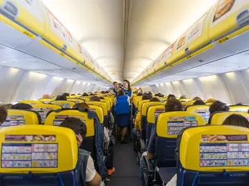 Asientos de avión de Ryanair