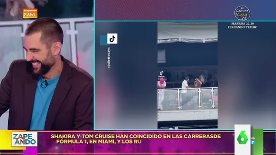 Dani Mateo, tras las 'pilladas' de Shakira con Tom Cruise y Hamilton Dani Mateo, tras las 'pilladas' de Shakira con Tom Cruise y Hamilton