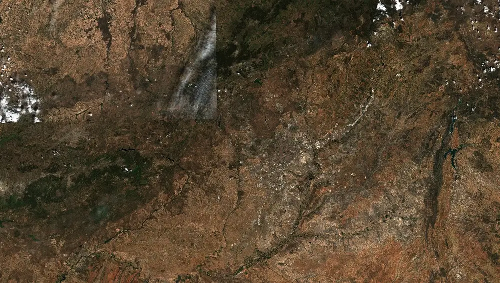 Vista satelital de Madrid/10-05-2023