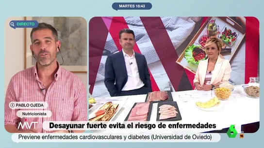 ¿Qué alimentos no deben incluirse jamás en un desayuno? El nutricionista Pablo Ojeda responde ¿Qué alimentos no deben incluirse jamás en un desayuno? El nutricionista Pablo Ojeda responde