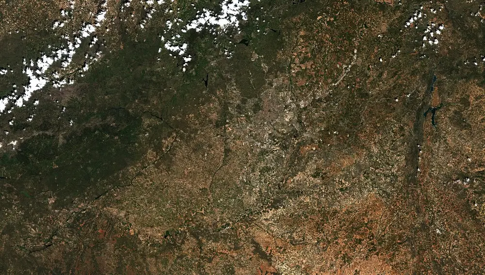 Vista satelital de Madrid/10-05-2022