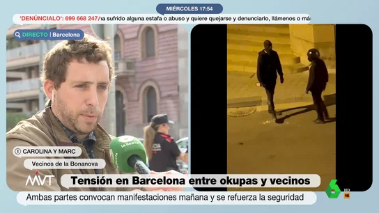 Un vecino del barrio de la Bonnanova (Barcelona) sobre la presencia de okupas: "Nos genera una sensación de inseguridad y dejadez" Un vecino del barrio de la Bonnanova (Barcelona) sobre la presencia de okupas: "Nos genera una sensación de inseguridad y dejadez