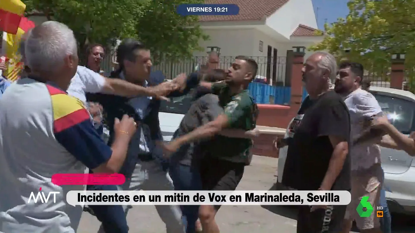 Incidentes durante un mitin de Vox en Marinaleda: un enfrentamiento entre simpatizantes y vecinos acaba con un herido Incidentes durante un mitin de Vox en Marinaleda: un enfrentamiento entre simpatizantes y vecinos acaba con un herido