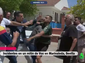 Incidentes durante un mitin de Vox en Marinaleda: un enfrentamiento entre simpatizantes y vecinos acaba con un herido