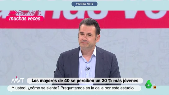 Iñaki López habla claro de la edad: "Me siento de 19 años" Iñaki López habla claro de la edad: "Me siento de 19 años"