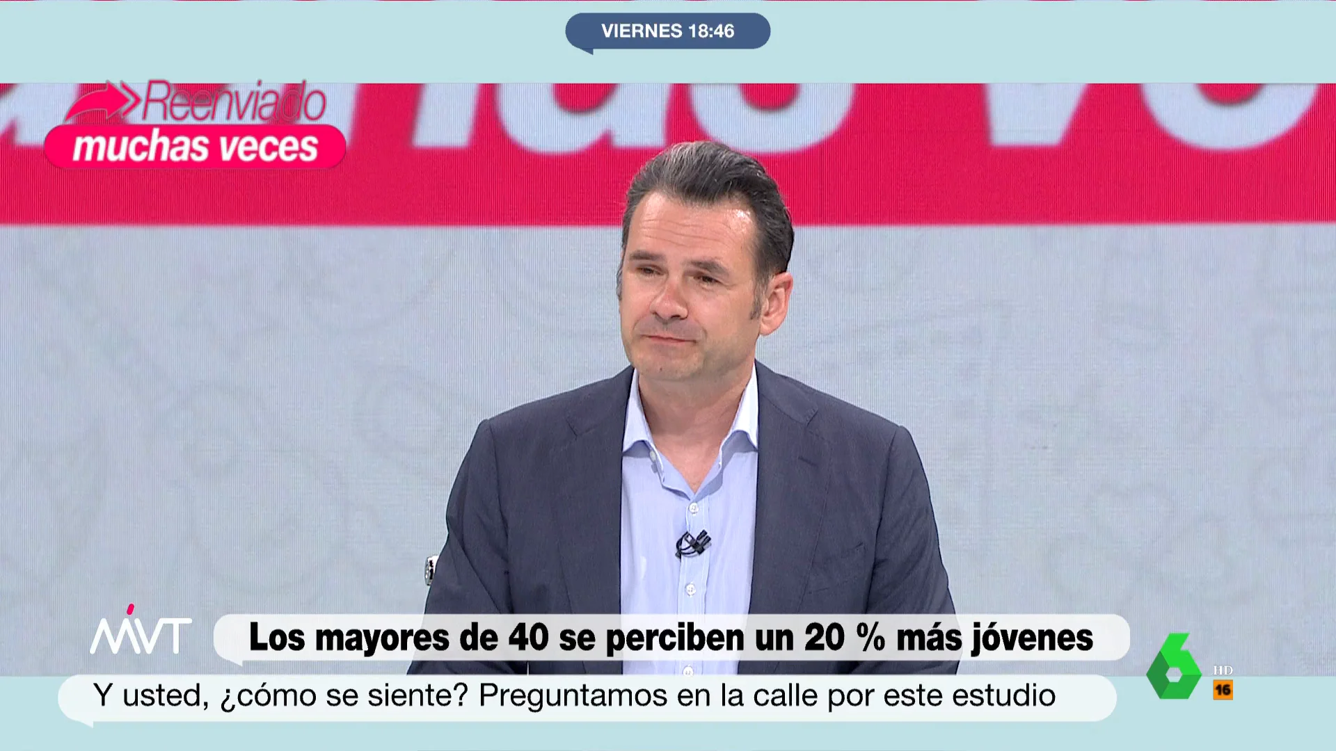 Iñaki López habla claro de la edad: "Me siento de 19 años"