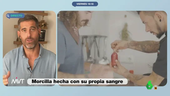 La contundente advertencia de Pablo Ojeda sobre los riesgos para la salud de comer morcilla hecha con tu propia sangre La contundente advertencia de Pablo Ojeda sobre los riesgos para la salud de comer morcilla hecha con tu propia sangre