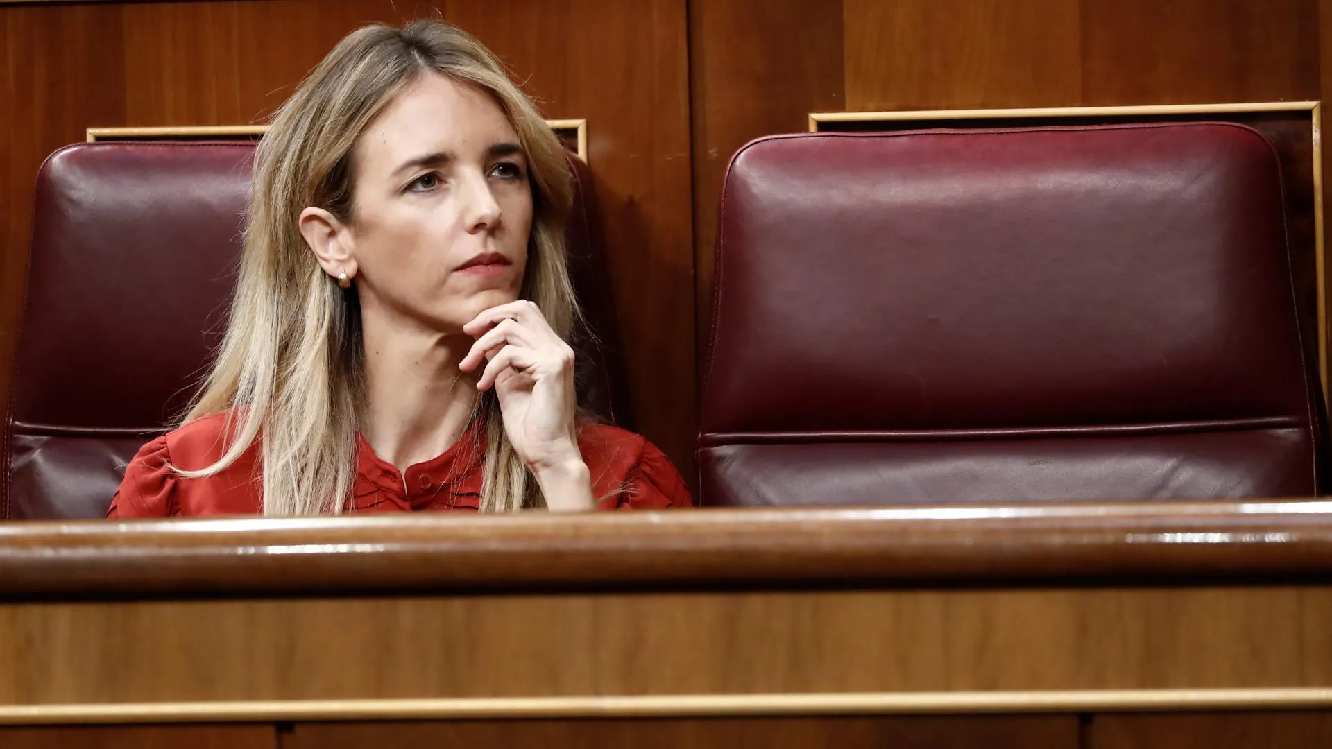 La diputada del PP Cayetana Álvarez de Toledo en un pleno del Congreso.