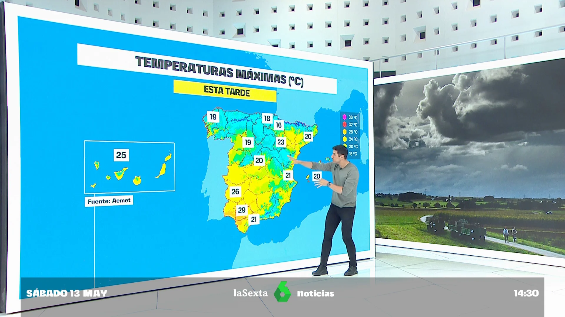 La lluvia, las tormentas y el oleaje ponen en riesgo a nueve provincias