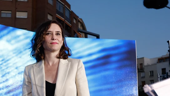 Isabel Díaz Ayuso durante un acto de campaña Isabel Díaz Ayuso durante un acto de campaña