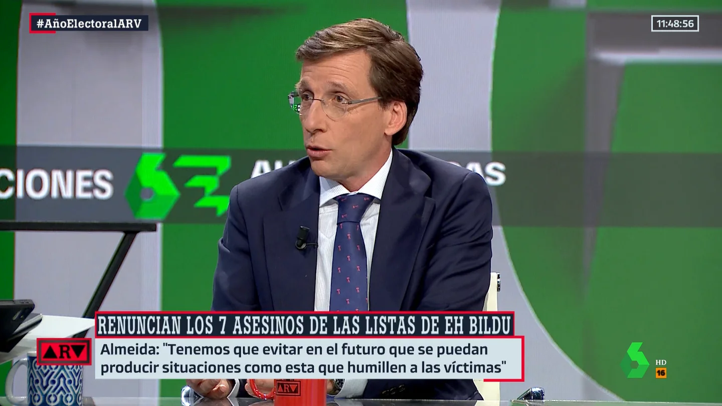 La respuesta de Almeida a los que le acusan de hablar solo del sanchismo en sus mítines La respuesta de Almeida a los que le acusan de hablar solo del sanchismo en sus mítines