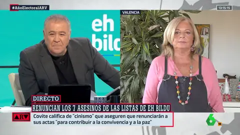 La tajante respuesta de Consuelo Ordóñez a Otegi: "No somos la ultraderecha, somos tus víctimas"