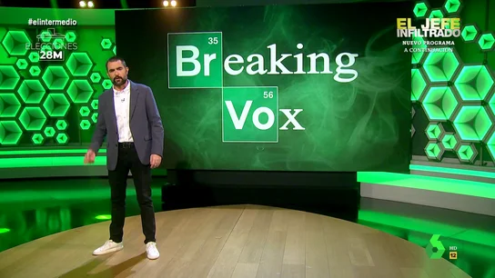 Dani Mateo presenta 'Breaking Vox', la serie sobre el narcotráfico que protagoniza Ana González Dani Mateo presenta 'Breaking Vox', la serie sobre el narcotráfico que protagoniza Ana González