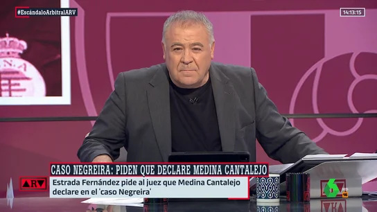Ferreras, sobre Negreira: "Encerraba en cuartitos a los árbitros para deciles de qué iba a ir la película" Ferreras, sobre Negreira: "Encerraba en cuartitos a los árbitros para deciles de qué iba a ir la película"