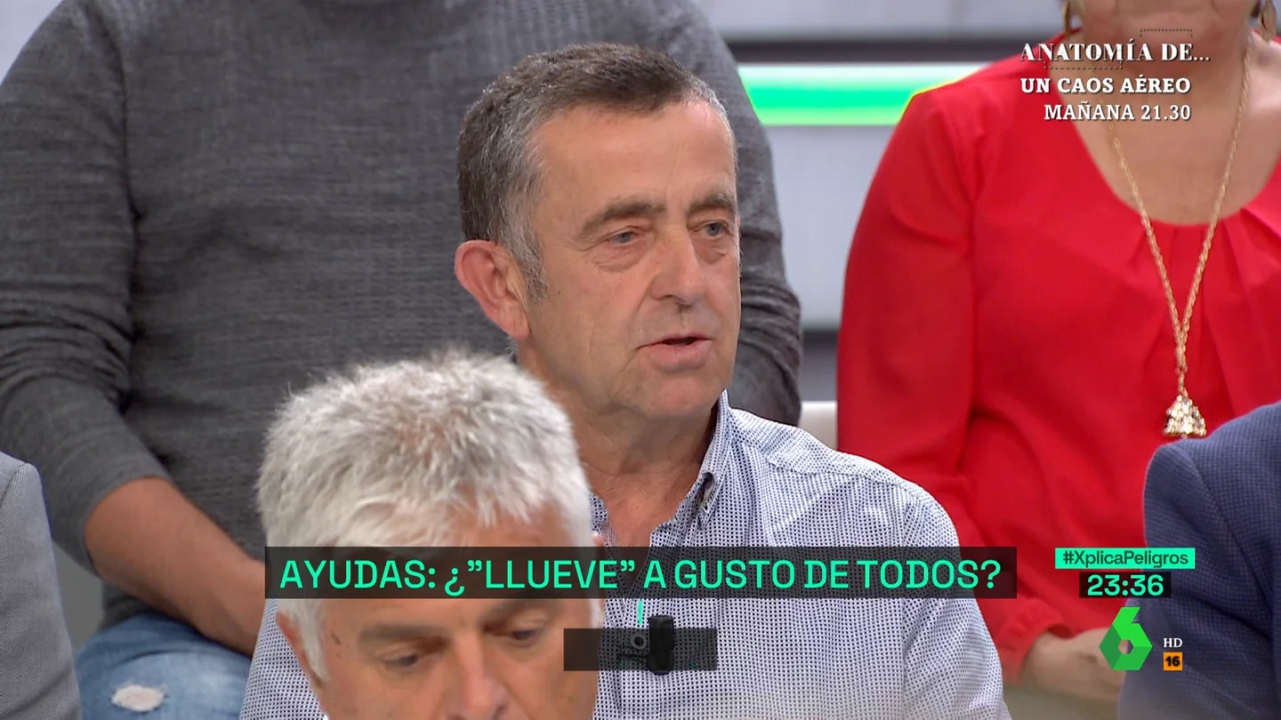 La denuncia de un agricultor sobre la crisis del campo Javier Fatás, agricultor de Zaragoza, analiza en laSexta Xplica qué supone para el campo las ayudas anunciadas por el Gobierno para paliar la sequía. En este vídeo, añade a la "tormenta perfecta" los años de pandemia y la guerra en Ucrania.