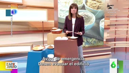 Mónica López, última víctima del directo: así reaccionó a un simulacro de TVE Mónica López, última víctima del directo: así reaccionó a un simulacro de TVE