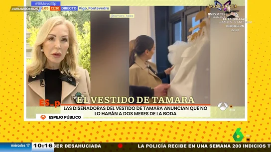 Carmen Lomana carga contra Tamara Falcó por su vestido de novia: "Hay gente muy caprichosa" Carmen Lomana carga contra Tamara Falcó por su vestido de novia: "Hay gente muy caprichosa"