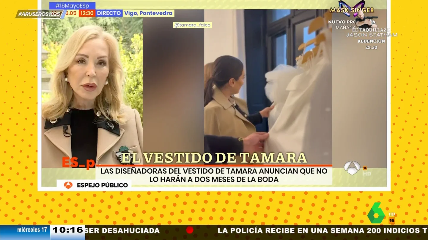 Carmen Lomana carga contra Tamara Falcó por su vestido de novia: "Hay gente muy caprichosa" Carmen Lomana carga contra Tamara Falcó por su vestido de novia: "Hay gente muy caprichosa"