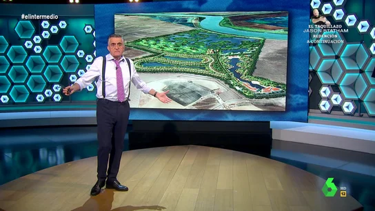 Wyoming critica el aval de la Junta a un megaproyecto cerca de Doñana a pesar de la sequía: "Consumiría 800.000 m3 de agua" Wyoming critica el aval de la Junta a un megaproyecto cerca de Doñana a pesar de la sequía: "Consumiría 800.000 m3 de agua"