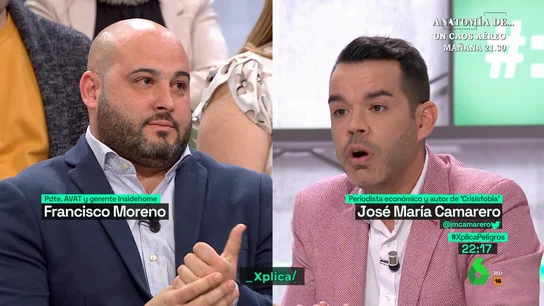 El pronóstico de Camarero sobre los pisos turísticos "El problema no es la legislación, sino la inspección", afirma en este vídeo el periodista José María Camarero durante un debate con un empresario de pisos turísticos, al que recuerda la legislación vigente en Madrid y que casi nunca se cumple.