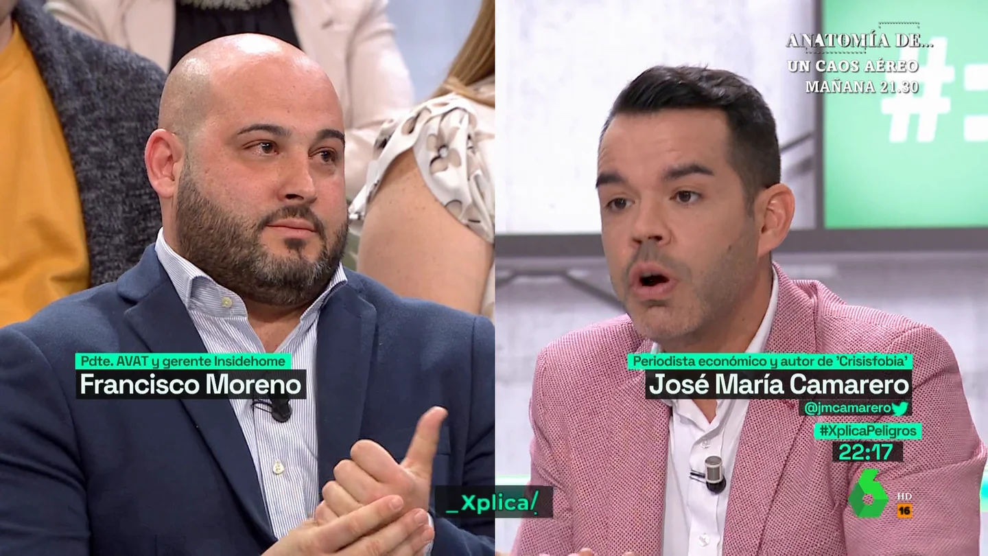 El pronóstico de Camarero sobre los pisos turísticos "El problema no es la legislación, sino la inspección", afirma en este vídeo el periodista José María Camarero durante un debate con un empresario de pisos turísticos, al que recuerda la legislación vigente en Madrid y que casi nunca se cumple.