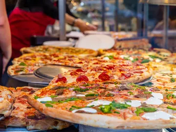 Surtido de pizzas italianas Surtido de pizzas italianas