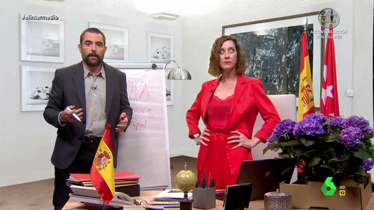 'Ayuso' panifica su estrategia electoral y crea un nuevo lema de campaña: "ETA está viva" 'Ayuso' panifica su estrategia electoral y crea un nuevo lema de campaña: "ETA está viva"