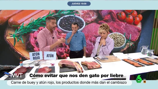 Atún 'rojo' que no es rojo o 'buey' que es vaca vieja: el nutricionista Pablo Ojeda advierte de las 'estafas' en las carnes y pescados Atún 'rojo' que no es rojo o 'buey' que es vaca vieja: el nutricionista Pablo Ojeda advierte de las 'estafas' en las carnes y pescados