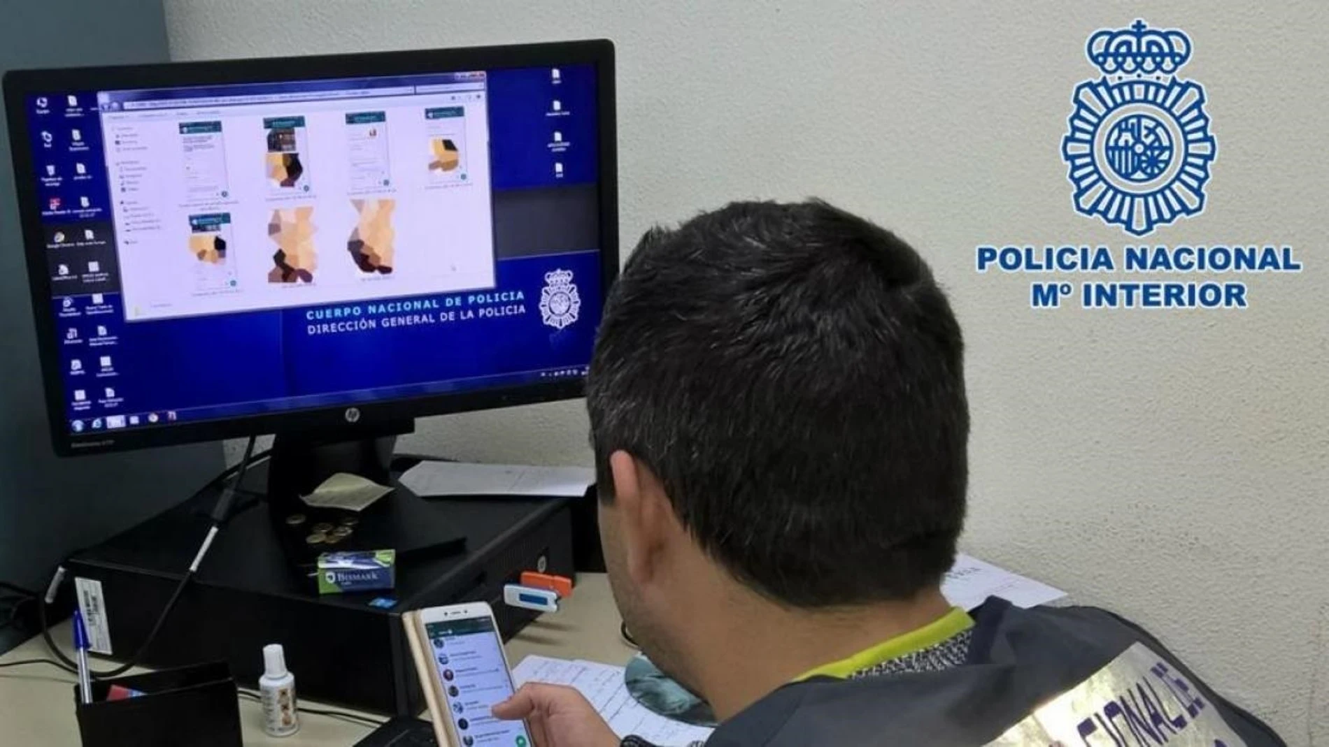 Detenido un hombre en Palma que guardaba 900 archivos pedófilos en su ordenador