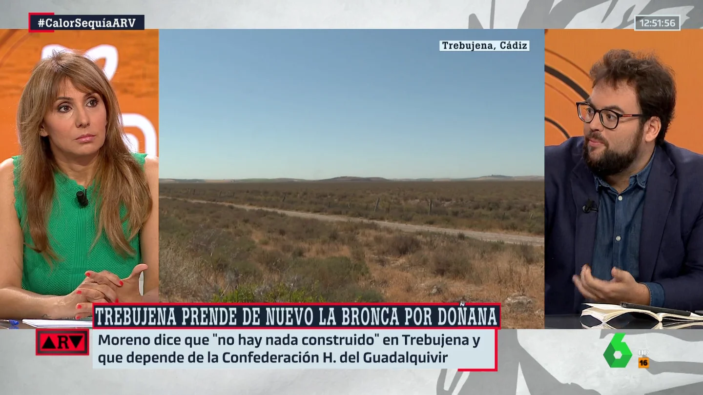 Monrosi, sobre Juanma Moreno: "Tendría que entender que el parque de Doñana no es Marina d'Or" Monrosi, sobre Juanma Moreno: "Tendría que entender que el parque de Doñana no es Marina d'Or"