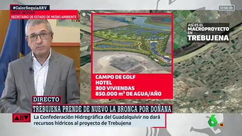 El secretario de Estado de Medio Ambiente tacha de "incomprensible" el magroproyecto de la Junta de Andalucía cerca de Doñana