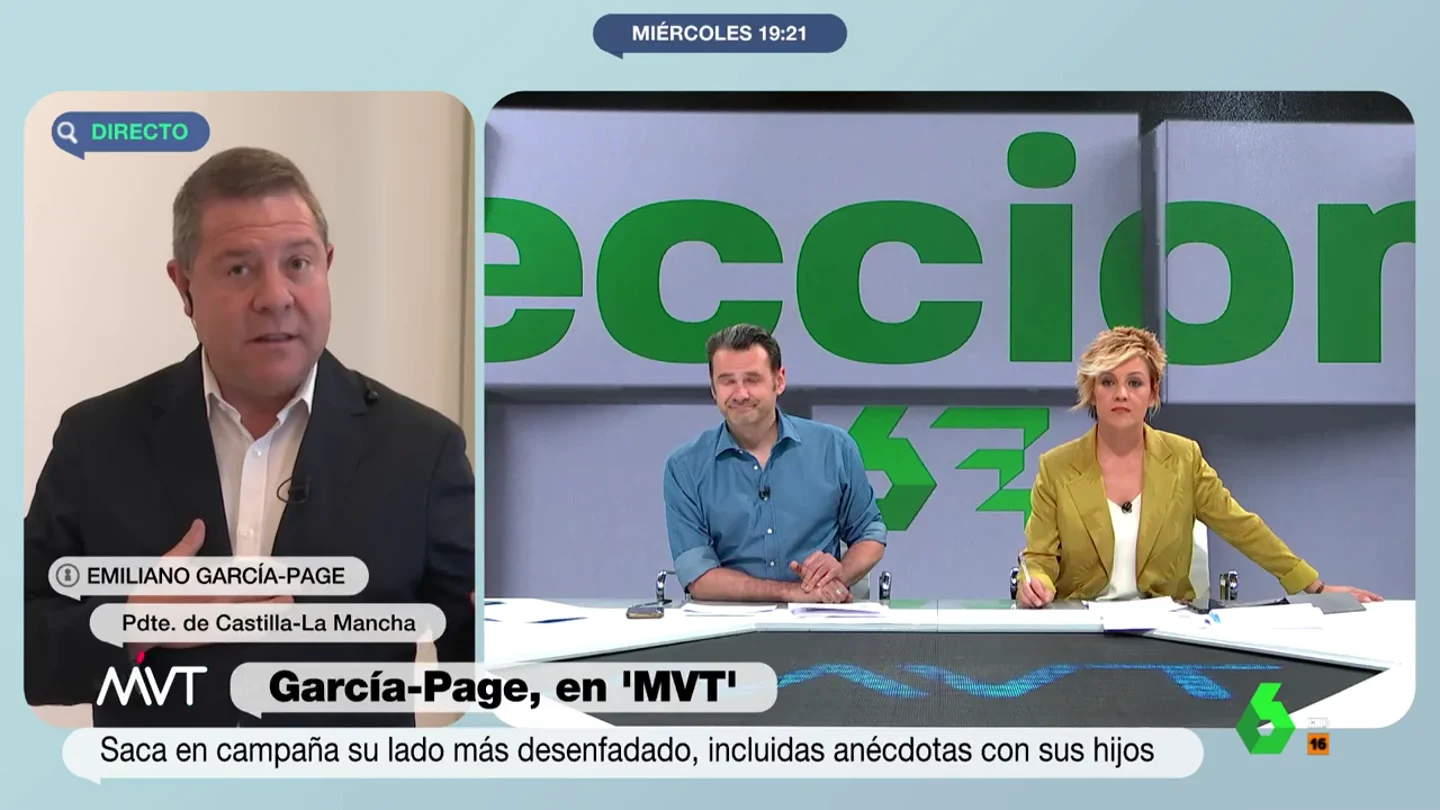 García-Page responde a sus polémicas declaraciones sobre sus hijos: "Estoy disgustado conmigo mismo" García-Page responde a sus polémicas declaraciones sobre sus hijos: "Estoy disgustado conmigo mismo"