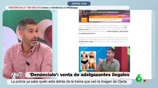 Pablo Ojeda afirma que la Policía ya investiga a quienes usaron su imagen para vender gotas adelgazantes ilegales Pablo Ojeda afirma que la Policía ya investiga a quienes usaron su imagen para vender gotas adelgazantes ilegales