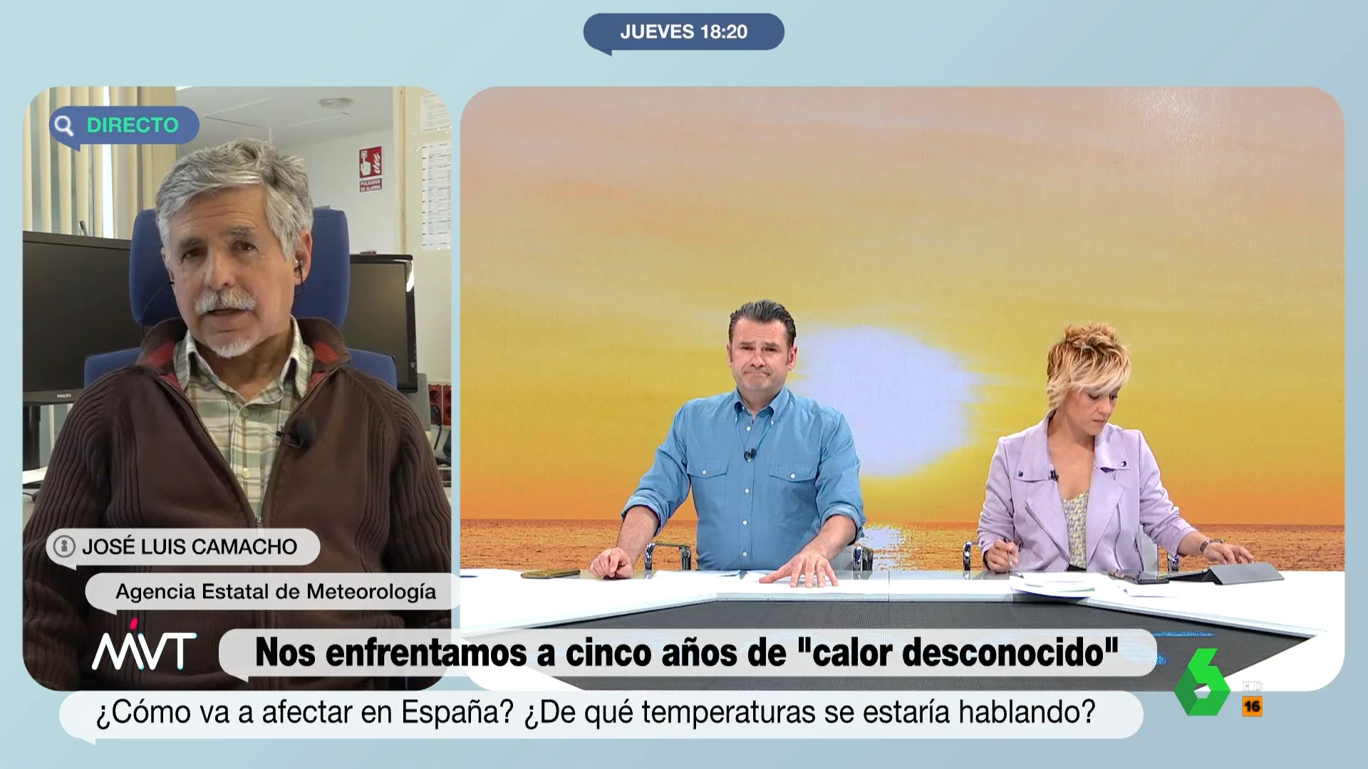 Un experto de Aemet sobre el cambio climático: "Las lluvias se desplazan a donde normalmente no llueve"