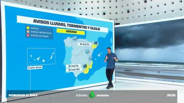 La DANA trae lluvias y tormentas en Andalucía con inestabilidad en la Península