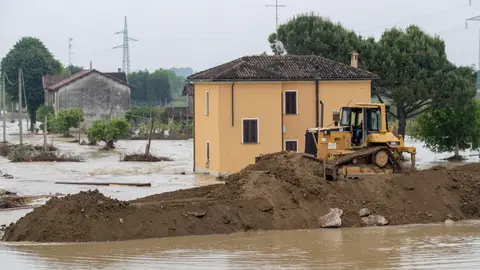 Imagen de las inundaciones en Emilia-Romaña (Italia)