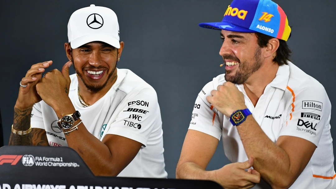 Fernando Alonso y Lewis Hamilton