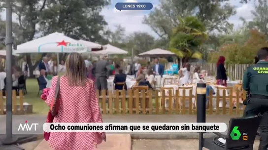 Un restaurante de Algete deja sin banquete a ocho comuniones: "Hemos tenido que ir a comprar la comida" Un restaurante de Algete deja sin banquete a ocho comuniones: "Hemos tenido que ir a comprar la comida"