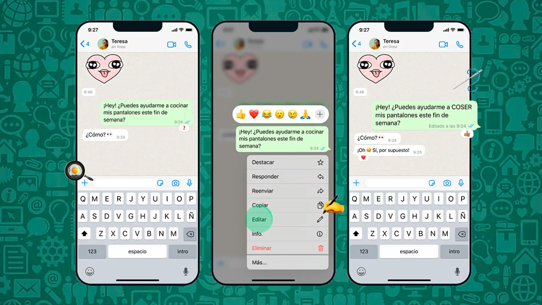 WhatsApp anuncia la función que te permitirá editar un mensaje ya enviado