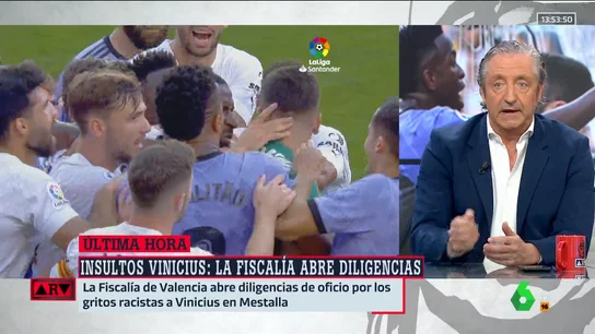 Josep Pedrerol, tras los insultos a Vinicius: "El fútbol refleja lo que hay en la sociedad" Intervención completa Pedrerol en ARV