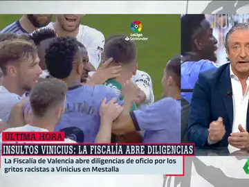  Josep Pedrerol, tras los insultos a Vinicius: &quot;El fútbol refleja lo que hay en la sociedad&quot;