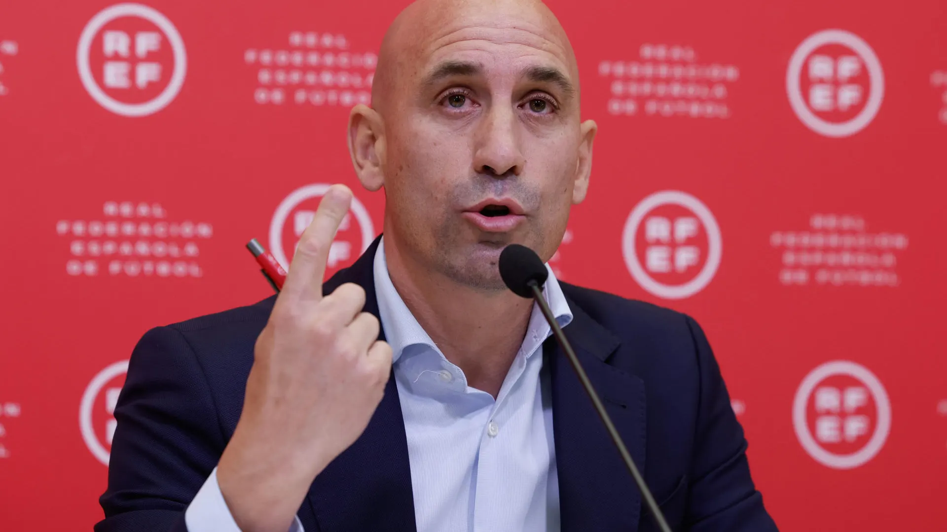 El presidente de la RFEF, Luis Rubiales