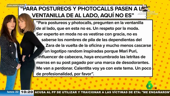 El duro ataque de una diseñadora de Sophie et voilà que podría ir por Tamara Falcó: "Un respeto por la moda" El duro ataque de una diseñadora de Sophie et voilà que podría ir por Tamara Falcó: "Un respeto por la moda"