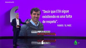El candidato del PP en Guipúzcoa contesta a Ayuso: "Decir que ETA sigue existiendo es una falta de respeto"