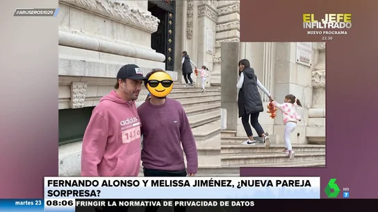 Fernando Alonso y Melissa Jiménez, ¿juntos? La fotografía que desata el rumor del que todo el mundo habla Fernando Alonso y Melissa Jiménez, ¿juntos? La fotografía que desata el rumor del que todo el mundo habla