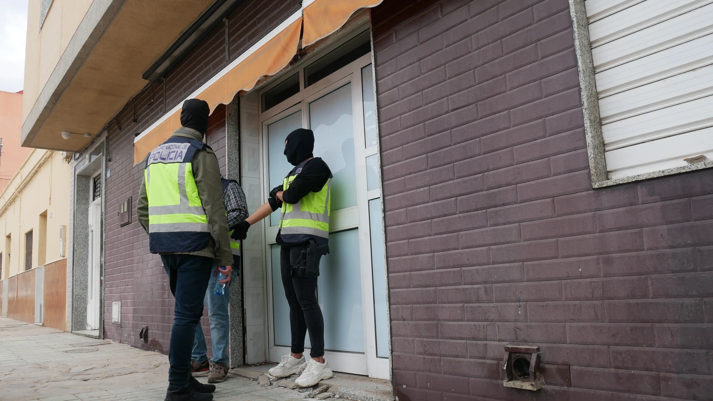 Operación policial durante el escándalo del fraude de votos en Melilla Operación policial durante el escándalo del fraude de votos en Melilla
