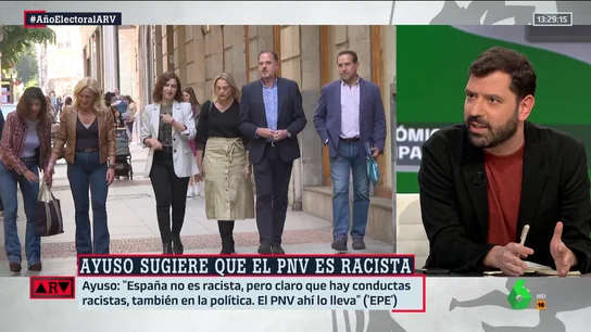 Valdivia, sobre Ayuso: "Habría que decirle que racista es Vox, con quien pacta" Valdivia, sobre Ayuso: "Habría que decirle que racista es Vox, con quien pacta"