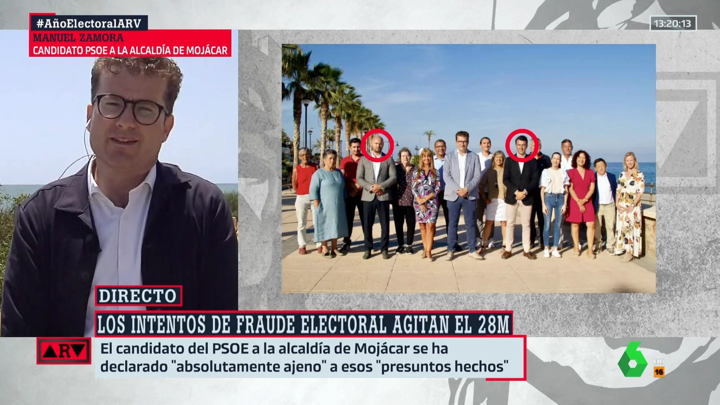 Manuel Zamora, candidato del PSOE de Mojácar: "Apelo a la presunción de inocencia" Manuel Zamora, candidato del PSOE de Mojácar: "Apelo a la presunción de inocencia"